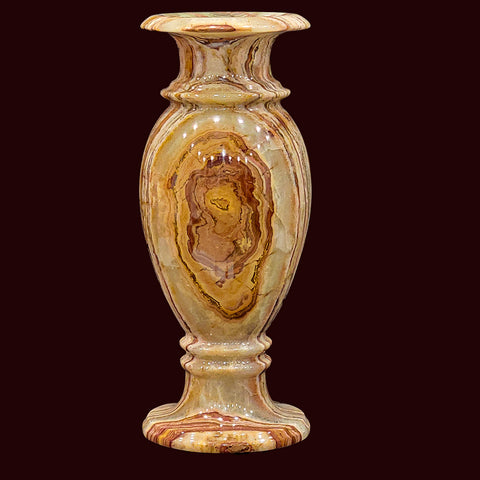 Onyx/Marble Andrei Vase 5"×12"