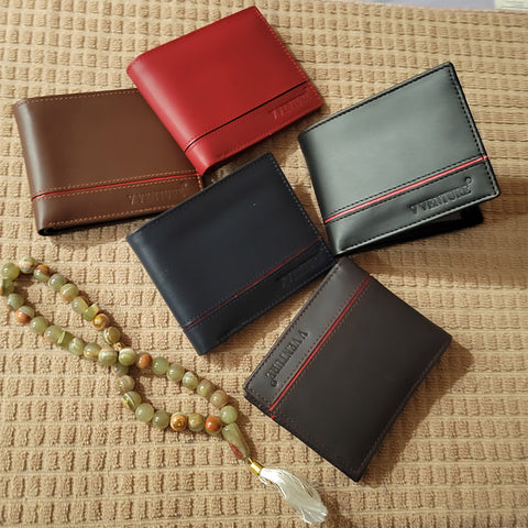 Set of Five, Made in Pakistan, Wholesale Leather Wallet Cezar