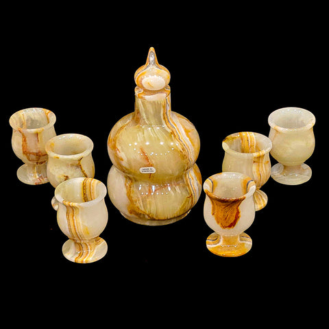 Onyx/Marble Deniela Bottle Set