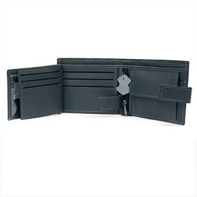 Brio-Snap Button  Leather Wallet