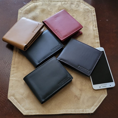 Set of Five, Made in Pakistan, Wholesale Leather Wallet Brio