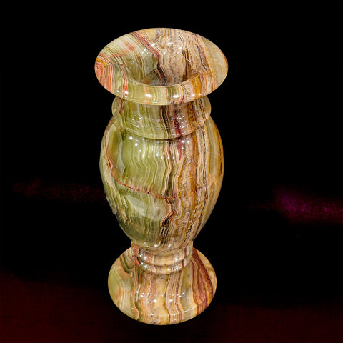 Onyx/Marble Andrei Vase 5"×12"