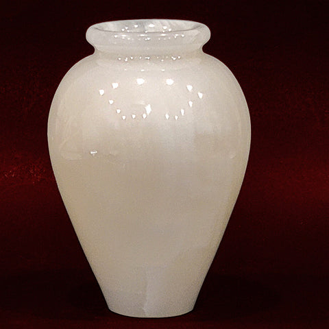 Onyx/Marble Cristina Crystal White Vase