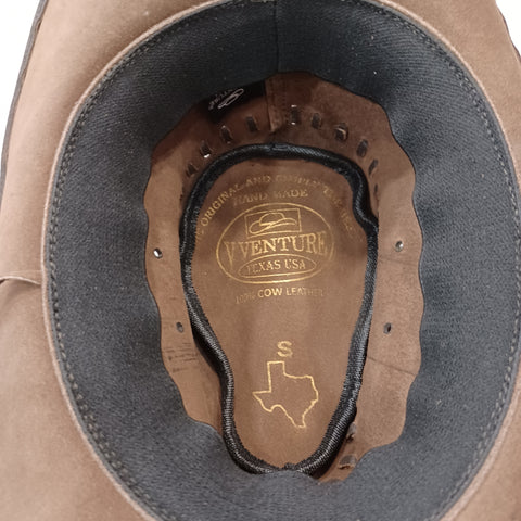 Wholesale Vventure Handmade Cowhide Leather Cowboy Hats - 10-Pack (Black & Coffee)