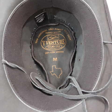 Wholesale Vventure Handmade Cowhide Leather Cowboy Hats - 10-Pack (Black & Coffee)