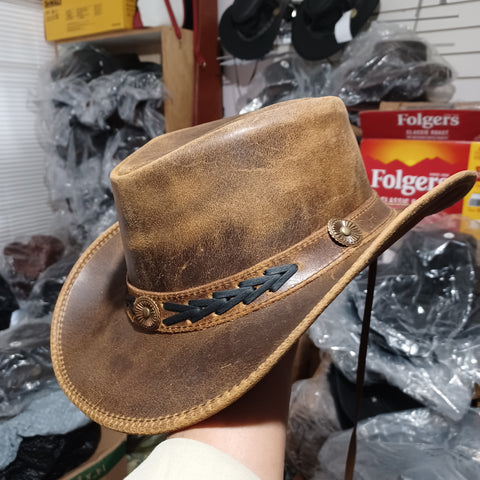 V Venture-Vintage Rancher Cowboy Hat
