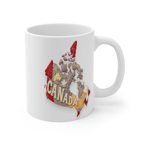 Canada Map Digital Download PNG - 24x36 300 DPI High-Res | Sublimation and DTG File