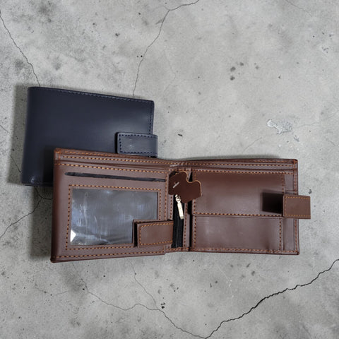 V Venture- Brio-Snap Button  Leather Wallet  (Sign-up  to see Wholesale Price of 1 bundle contain 10 pcs)