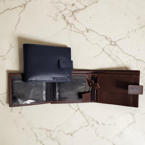 V Venture- Brio-Snap Button  Leather Wallet  (Sign-up  to see Wholesale Price of 1 bundle contain 10 pcs)