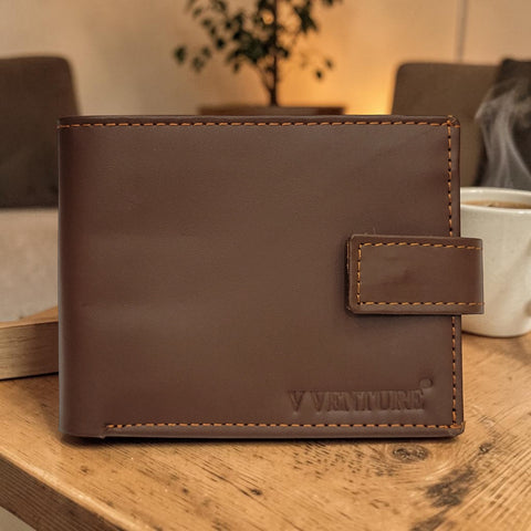 V Venture- Brio-Snap Button  Leather Wallet  (Sign-up  to see Wholesale Price of 1 bundle contain 10 pcs)