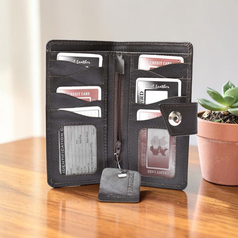 V Venture- Carina Leather Wallet/Clutch (Sign-up  to see Wholesale Price of 1 bundle contain 10 pcs)