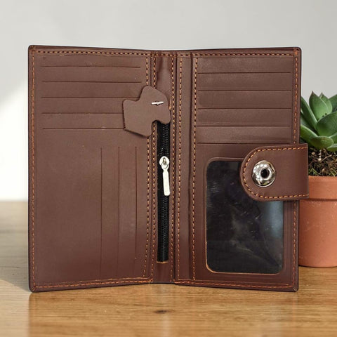 V Venture- Carlota B Leather Clutch (Sign-up  to see Wholesale Price of 1 bundle contain 10 pcs )