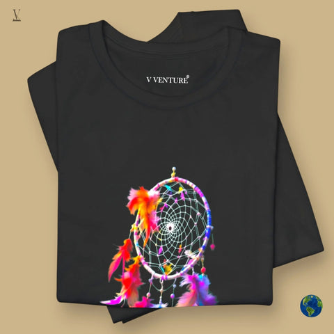 Feather Design T-Shirts Unisex Jersey Short Sleeve Tee V VENTURE