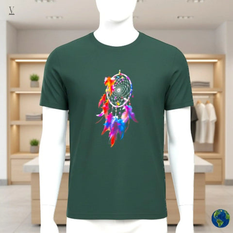Feather Design T-Shirts Unisex Jersey Short Sleeve Tee V VENTURE