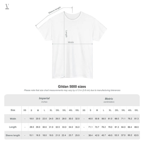 Floral Unisex T-Shirt by V VENTURE - Floral T-Shirt Elegant Flower Design Gildan 5000 Heavy Cotton Tee V VENTURE