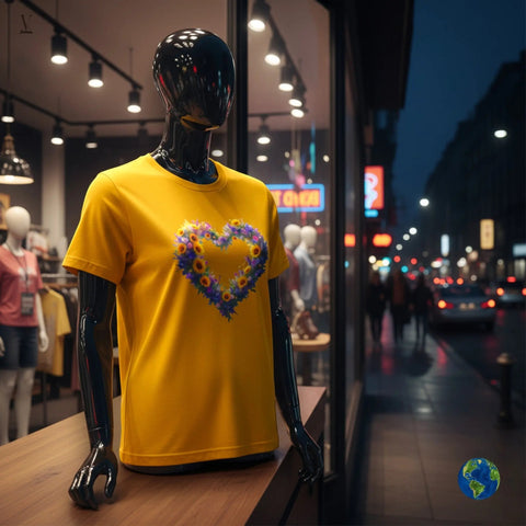 Heart Lover Tee Flower Heart Lover Unisex T-Shirt - Soft Cotton Tee for Everyday Wear V VENTURE