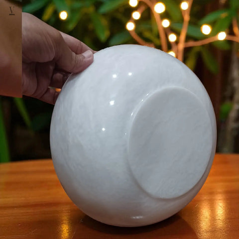 Hand-Carved Marble Onyx Bowl from Pakistan V VENTURE