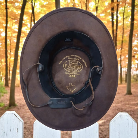 Handmade Cowboy Leather Hats Wholesale - Made in Pakistan - MOQ 10 V VENTURE