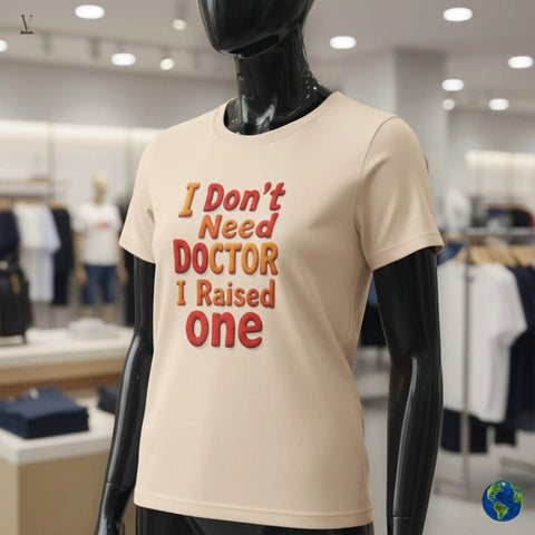Proud Parent Doctor T-Shirt | "I Raised One" Funny Gift | Medical Mom Dad Tee | Unisex Bella Canvas V VENTURE