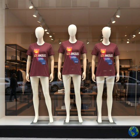 Los Angeles California T-Shirt | State Map Graphic Tee | Unisex Souvenir Shirt V VENTURE