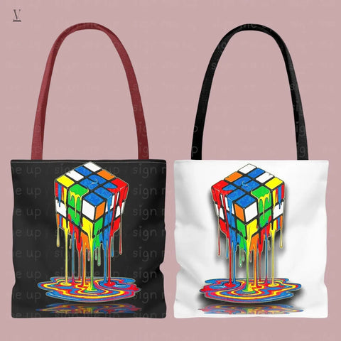 Melting Rubik's Cube PNG: Digital Art for POD, T-shirts, Mugs (300 DPI Digital Download) V VENTURE