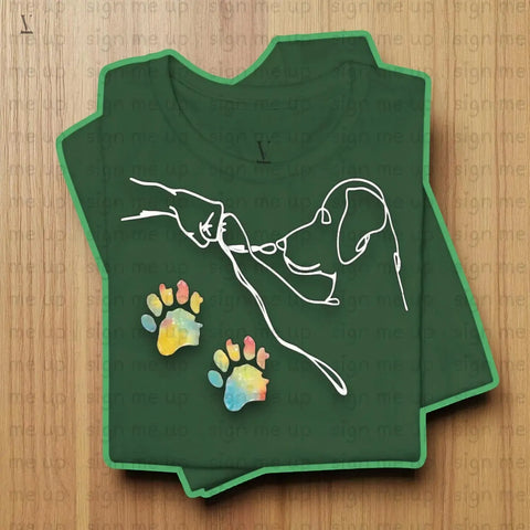 Minimalist Dog Line Art PNG: Customizable Pet Portrait (Digital Download) V VENTURE