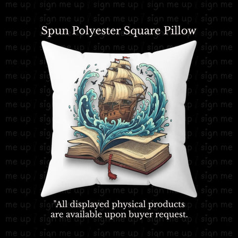 Nautical Adventure Book Digital Art | Ship on Waves Printable Wall Decor | Instant Download for Home & POD V VENTURE