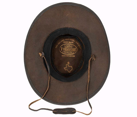 Cowboy Leather Hat Sheriff