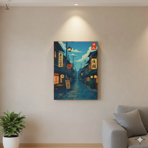 Ramen Shop Wall Art | Japanese Street Cafe Poster | Aesthetic Anime Decor | Japan Lover Gift | Lounge, Bedroom, Office V VENTURE