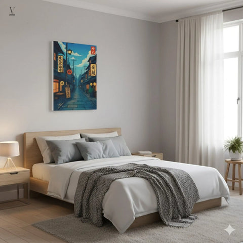 Ramen Shop Wall Art | Japanese Street Cafe Poster | Aesthetic Anime Decor | Japan Lover Gift | Lounge, Bedroom, Office V VENTURE