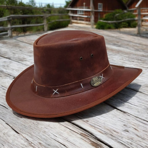 Resale Ready: Handmade Leather Cowboy Hat Bundle - 10-Piece Wholesale V VENTURE