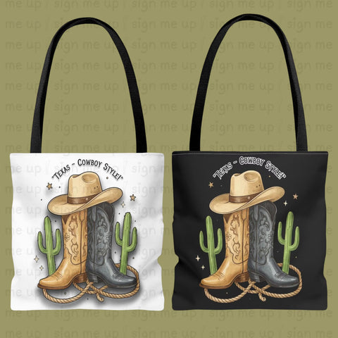 Texas Cowboy Style" Digital Art | Western Boots & Hat PNG Design for POD Small Business V VENTURE