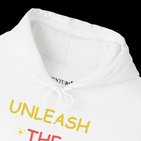 Unleash The Unseen hoodie Unisex "Unleash The Unseen" & "U" Emblem Heavy Blend Hoodie - Front & Back Design V VENTURE