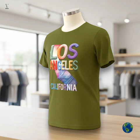 Los Angeles graphic tee Los Angeles California T-Shirt - Unisex LA Graphic Tee, Quality Print V VENTURE
