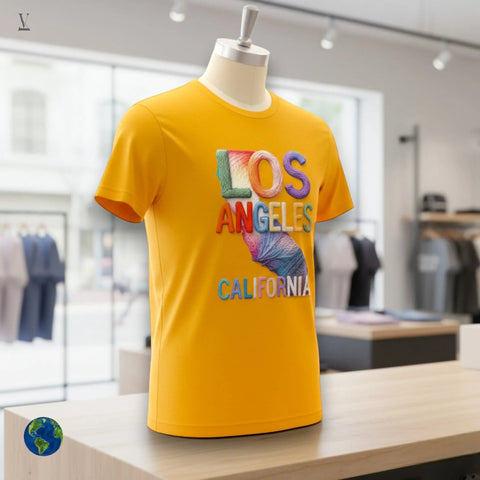 Los Angeles graphic tee Los Angeles California T-Shirt - Unisex LA Graphic Tee, Quality Print V VENTURE