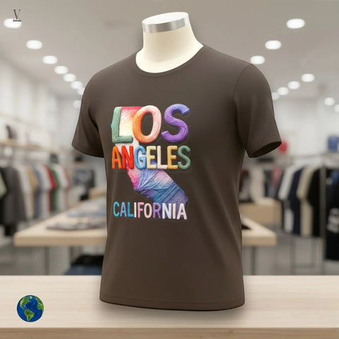 Los Angeles graphic tee Los Angeles California T-Shirt - Unisex LA Graphic Tee, Quality Print V VENTURE