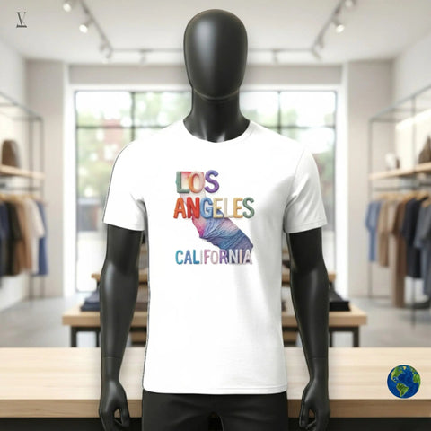 Los Angeles graphic tee Los Angeles California T-Shirt - Unisex LA Graphic Tee, Quality Print V VENTURE