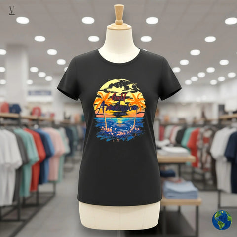Gulf of America T-Shirt Gulf of America Unisex T-Shirt | Premium Cotton Beach Sunset Tee | EST. 2025 Tropical Palm Design V VENTURE