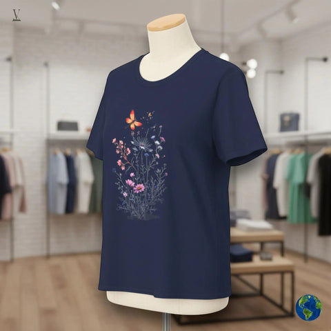 Wildflower t-shirt Wildflower Dragonfly T-Shirt | Premium Softstyle Cotton Tee | Unisex Nature & Garden Shirt V VENTURE
