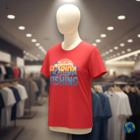 Florida Fishing T-Shirt | Gildan Softstyle Unisex | Ultra-Soft Cotton Tee | Angler Gift V VENTURE