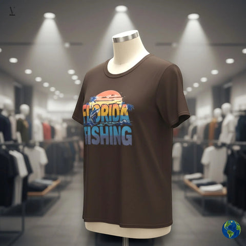 Florida Fishing T-Shirt | Gildan Softstyle Unisex | Ultra-Soft Cotton Tee | Angler Gift V VENTURE