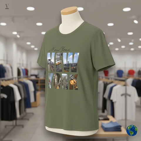 New York City T-Shirt | NYC Unisex Softstyle Tee | Iconic Cityscape Apparel | Travel Souvenir Gift V VENTURE
