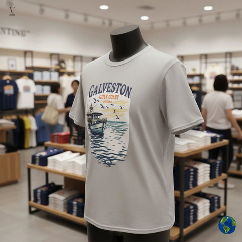 Galveston fishing t-shirt Galveston Gulf Coast Fishing T-Shirt - Ultra-Soft Unisex Tee | Nautical Design V VENTURE