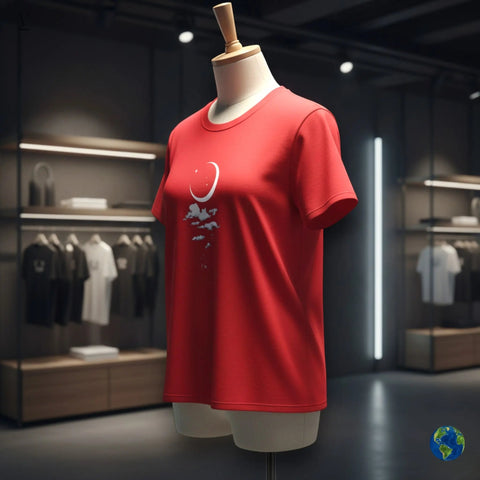 Celestial Moon & Clouds T-Shirt - Dreamy Unisex Softstyle Tee | Aesthetic Space Design V VENTURE