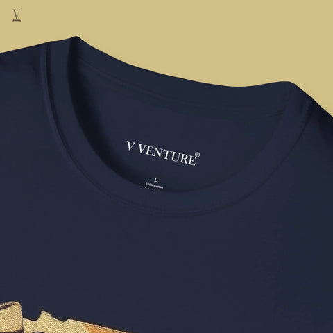 V VENTURE Softstyle Tennessee Map T-Shirt - Unisex Cotton State Tee V VENTURE