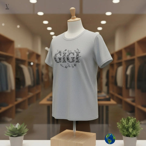 V VENTURE Floral Tee GIGI Floral Unisex Tee by – Softstyle Cotton Comfort, Timeless Floral Print V VENTURE