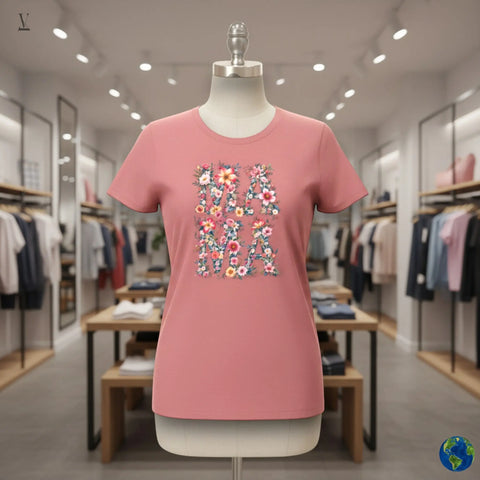 V VENTURE "Mama" Floral T-Shirt | Mother's Day Gift | Cute Mama t-shirt - V VENTURE