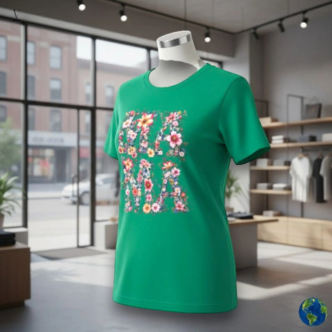 V VENTURE "Mama" Floral T-Shirt | Mother's Day Gift | Cute Mama t-shirt - V VENTURE