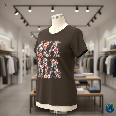 V VENTURE "Mama" Floral T-Shirt | Mother's Day Gift | Cute Mama t-shirt Printify