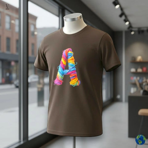 V VENTURE class A tee shirts Colorful Monogram Tee V VENTURE